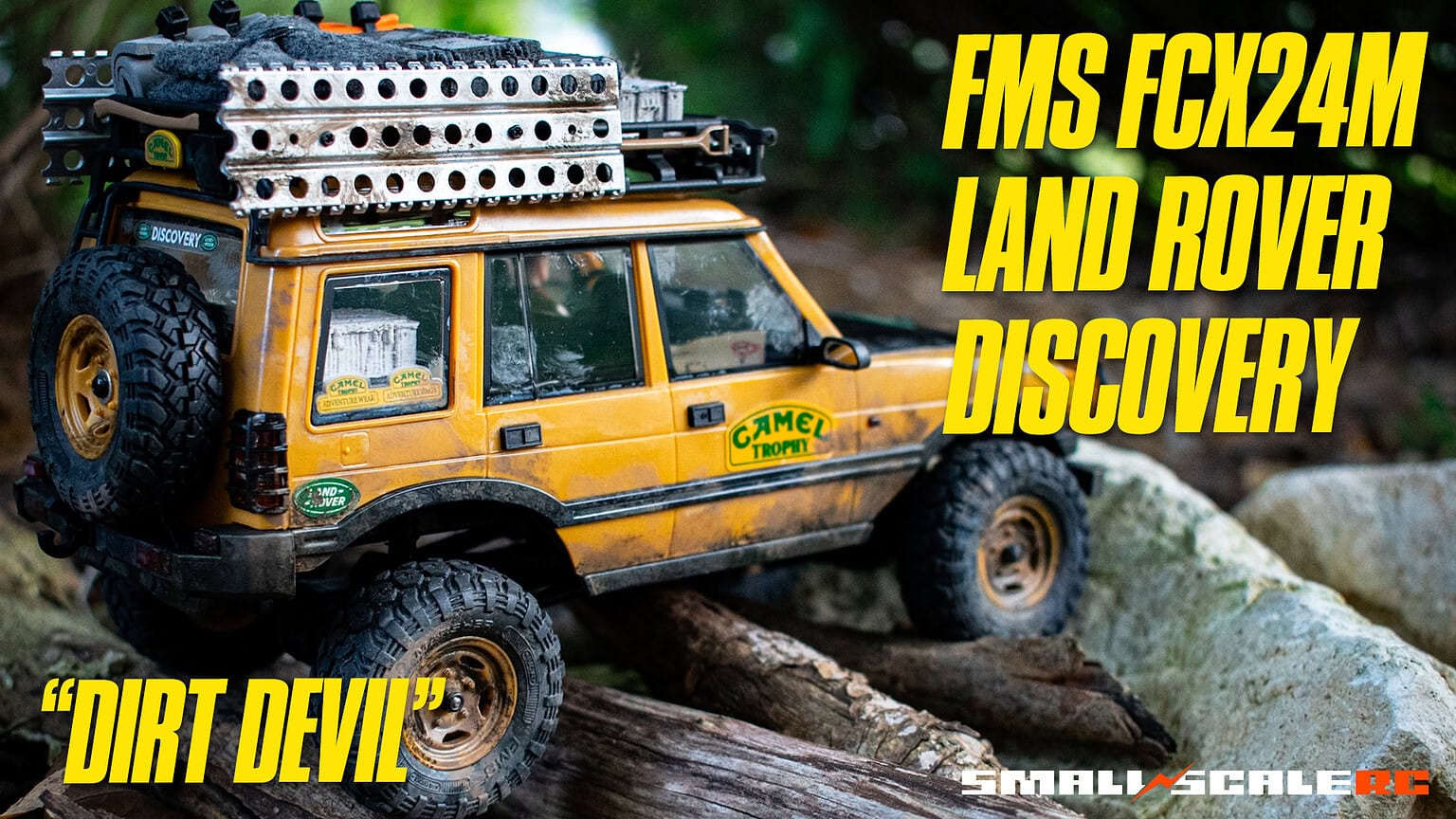 A Weathered FMS FCX24M Land Rover Discovery [Video] - Small-Scale RC