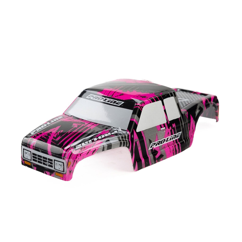 Pro-Line Pink Fury Coyote RC body for SCX30 with pre-cut and pre-painted design. Perfect for customi.